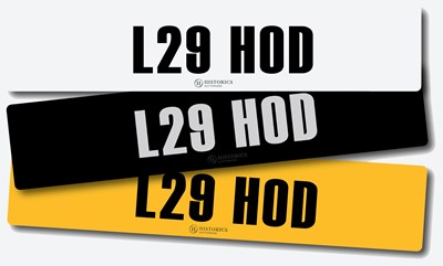 Lot 9 - Registration L29 HOD