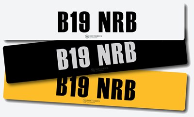 Lot 4 - Registration B19 NRB