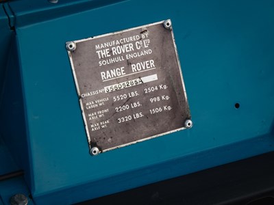 Lot 264 - 1972 Range Rover Suffix A