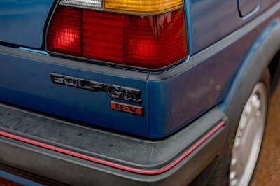 Lot 164 - 1987 Volkswagen Golf GTI Mk. II 16V