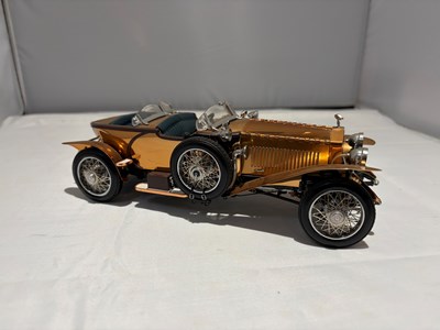 Lot 44 - Franklin Mint Boat Tailed Rolls-Royce "Silver Ghost" Open Touring Car