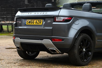 Lot 252 - 2016 Range Rover Evoque HSE TD Convertible