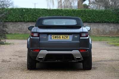 Lot 252 - 2016 Range Rover Evoque HSE TD Convertible