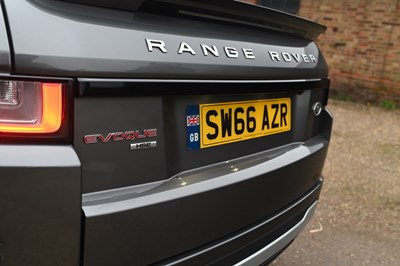 Lot 252 - 2016 Range Rover Evoque HSE TD Convertible