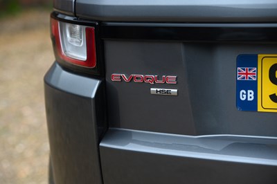 Lot 252 - 2016 Range Rover Evoque HSE TD Convertible