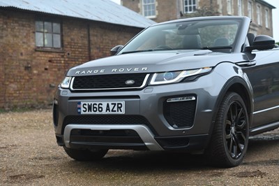 Lot 252 - 2016 Range Rover Evoque HSE TD Convertible