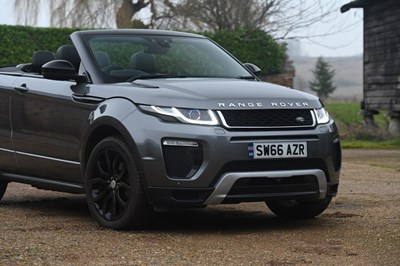 Lot 252 - 2016 Range Rover Evoque HSE TD Convertible
