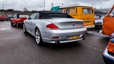 Lot 37 - 2007 BMW 6 Series Convertible