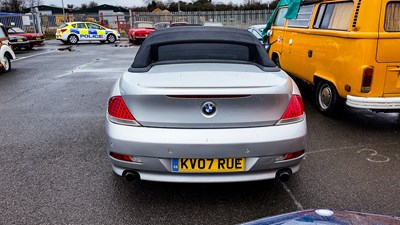 Lot 37 - 2007 BMW 6 Series Convertible