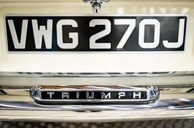 Lot 198 - 1971 Triumph Stag Mk. I
