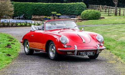 Lot 290 - 1961 Porsche 356B T5 1600 Super Cabriolet Coachwork by Reutter