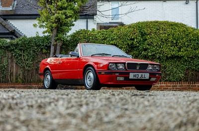 Lot 137 - 1991 Maserati Bi-Turbo Spyder SE by Zagato