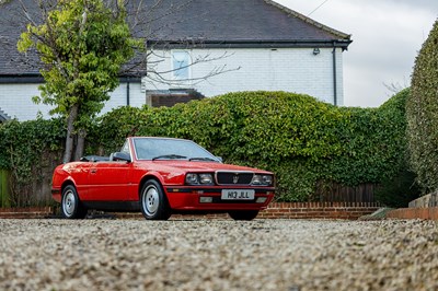 Lot 137 - 1991 Maserati Bi-Turbo Spyder SE by Zagato