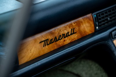 Lot 137 - 1991 Maserati Bi-Turbo Spyder SE by Zagato