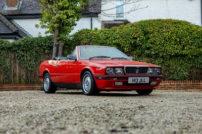 Lot 137 - 1991 Maserati Bi-Turbo Spyder SE by Zagato