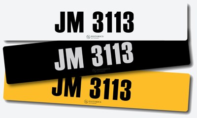Lot 2 - Registration JM 3113