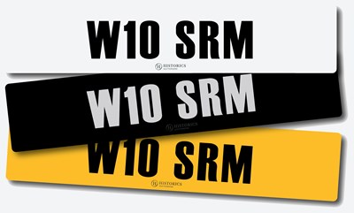 Lot 42 - Registration W10 SRM