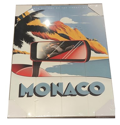 Lot 68 - Modern officially licensed Monaco wooden picture