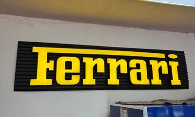 Lot 19 - Ferrari Showroom sign