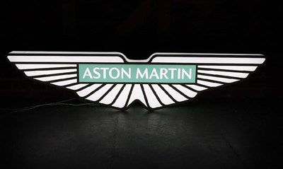 Lot 9 - Aston Martin Showroom sign