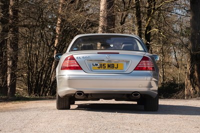 Lot 128 - 2002 Mercedes-Benz CL500