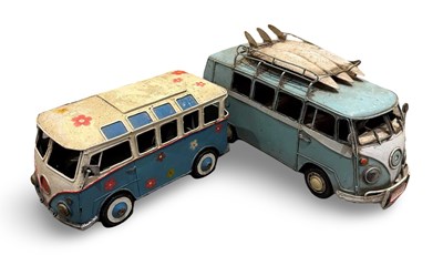 Lot 5 - Two Tin VW Camper Models