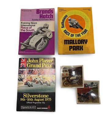 Lot 7 - Signed Motorbike Programmes