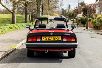 Lot 149 - 1989 Alfa Romeo Spider S3