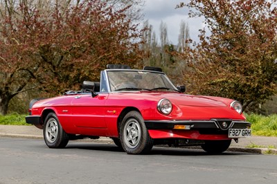 Lot 149 - 1989 Alfa Romeo Spider S3