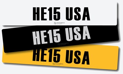 Lot 75 - Registration HE15 USA