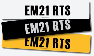 Lot 62 - Registration EM21 RTS