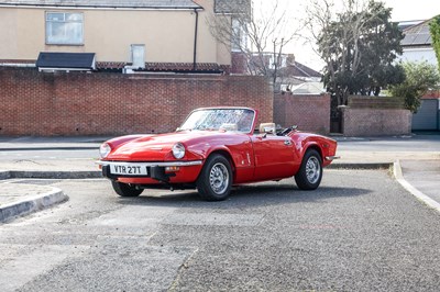 Lot 134 - 1979 Triumph Spitfire 1500 Mk. IV