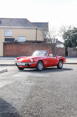 Lot 134 - 1979 Triumph Spitfire 1500 Mk. IV