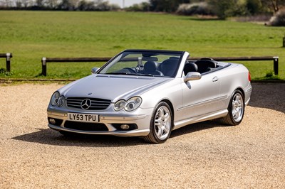 Lot 126 - 2003 Mercedes-Benz CLK 55 AMG Cabriolet