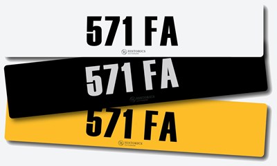 Lot 3 - Registration 571 FA