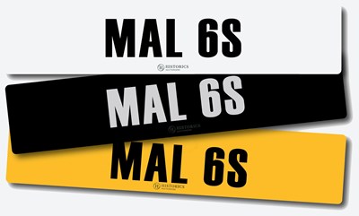 Lot 95 - Registration MAL 6S