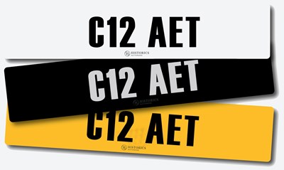 Lot 14 - Registration C12 AET
