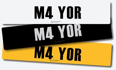 Lot 70 - Registration M4 YOR
