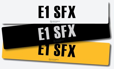 Lot 112 - Registration E1 SFX