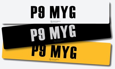 Lot 74 - Registration P9 MYG