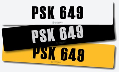 Lot 37 - Registration PSK 649