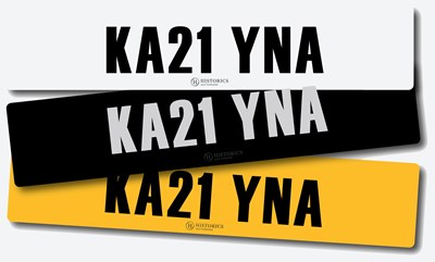 Lot 105 - Registration KA21 YNA