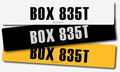 Lot 46 - Registration BOX 835T