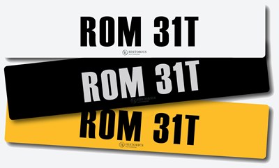 Lot 6 - Registration ROM 31T