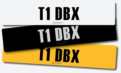 Lot 124 - Registration T1 DBX