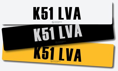 Lot 126 - Registration K51 LVA