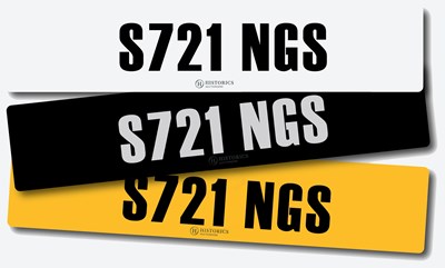 Lot 77 - Registration S721 NGS