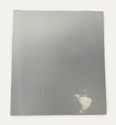 Lot 70 - 1990/91 Model Year Porsche Brochure & Price List