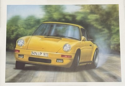 Lot 98 - The RUF Yellow Bird Print by J Dach