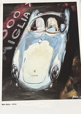 Lot 24 - Mile Miglia Porsche 718 Print by Heiler
